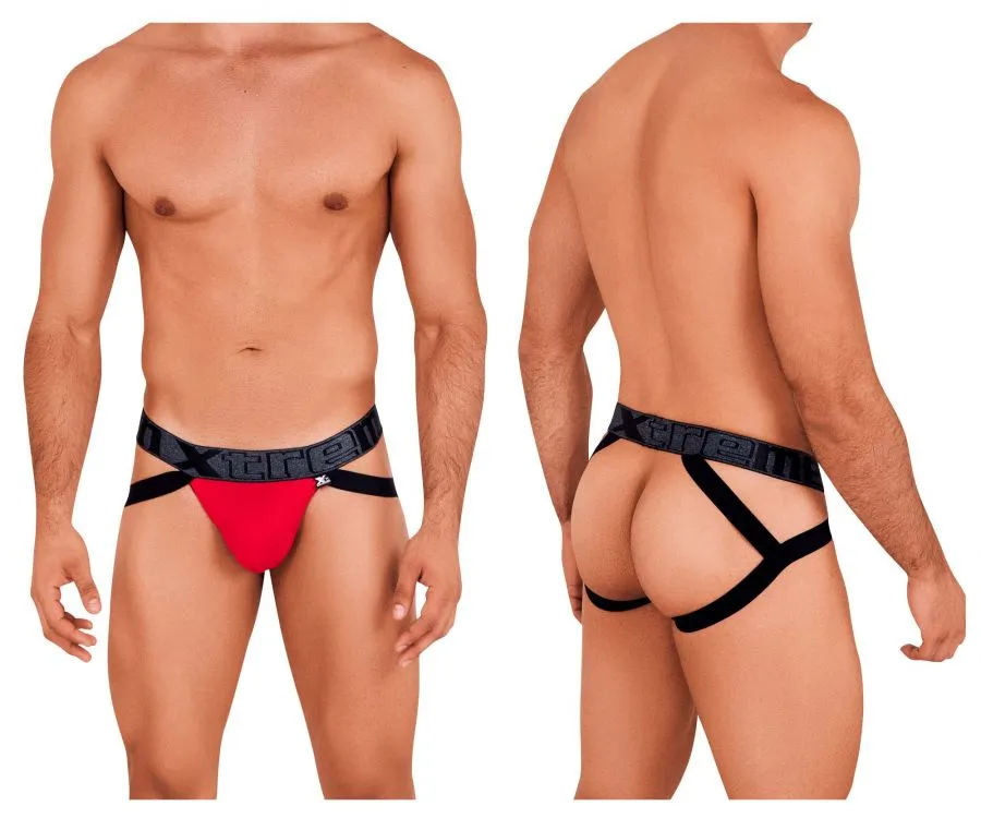 Clothing_Xtremen_Unterwäsche Xtremen 91102 Mikrofaser-Jockstrap Farbe Rot