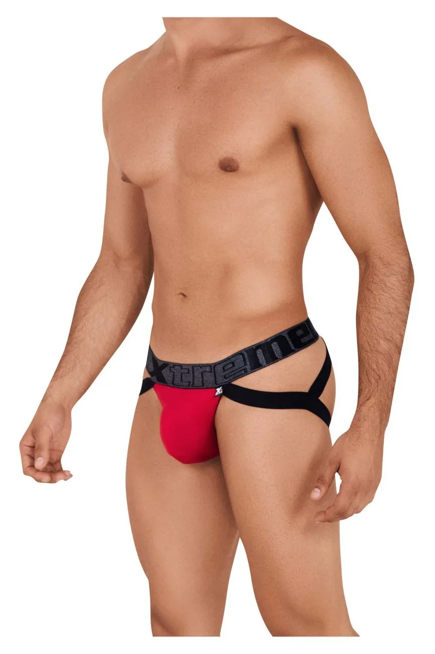 Clothing_Xtremen_Unterwäsche Xtremen 91102 Mikrofaser-Jockstrap Farbe Rot