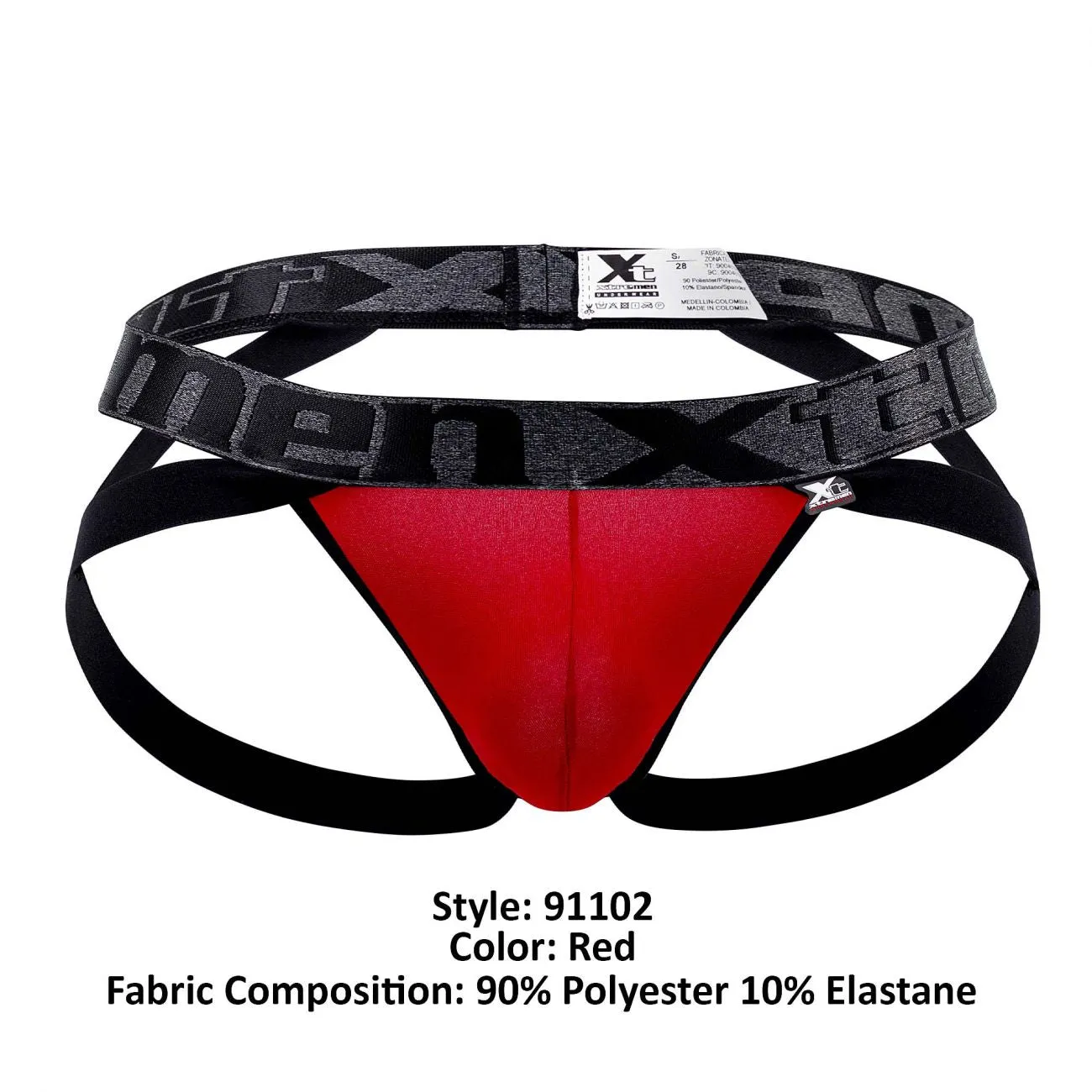 Clothing_Xtremen_Unterwäsche Xtremen 91102 Mikrofaser-Jockstrap Farbe Rot