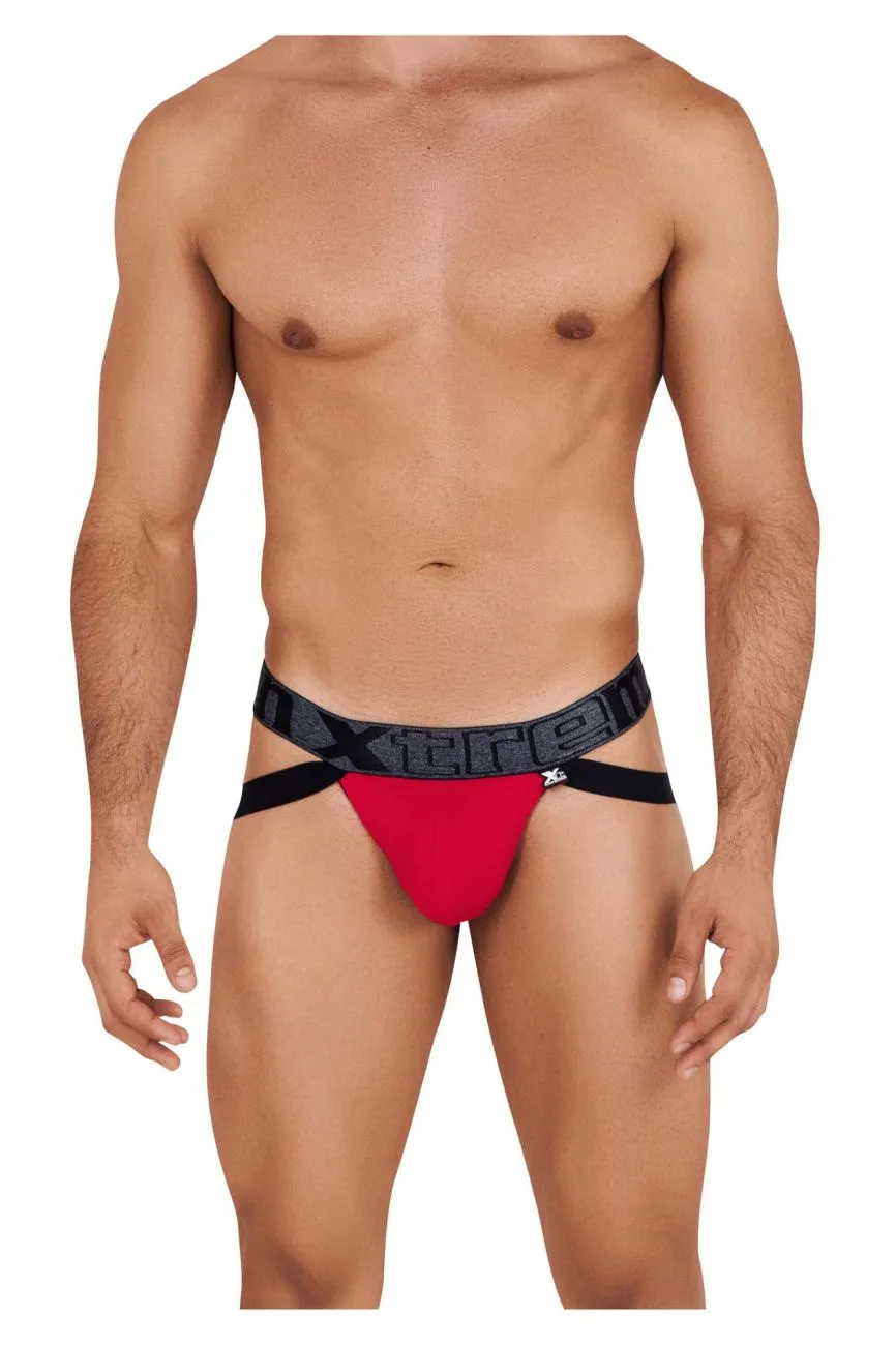 Clothing_Xtremen_Unterwäsche Xtremen 91102 Mikrofaser-Jockstrap Farbe Rot