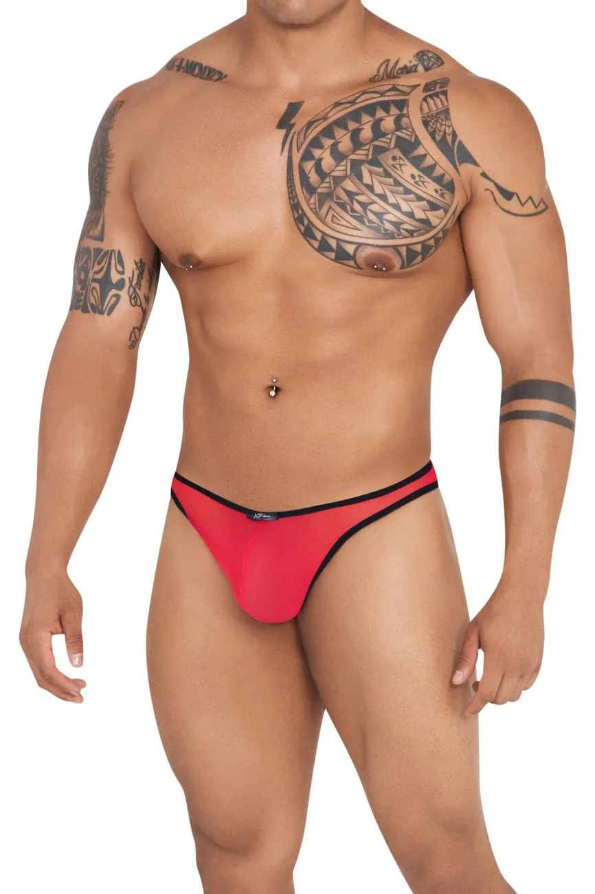 Clothing_Xtremen_Unterwäsche Xtremen 91126 Mesh Tangas Farbe Rot