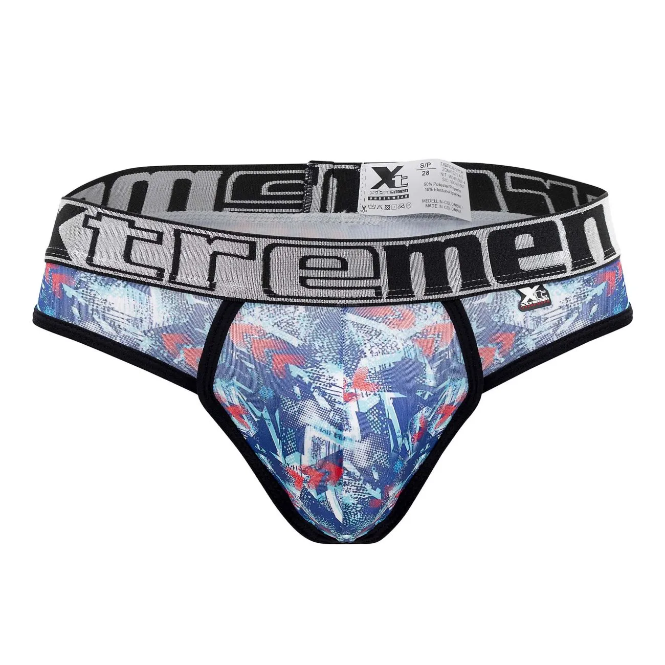 Clothing_Xtremen_Unterwäsche Xtremen 91131 Bedruckte Tangas Farbe Royal