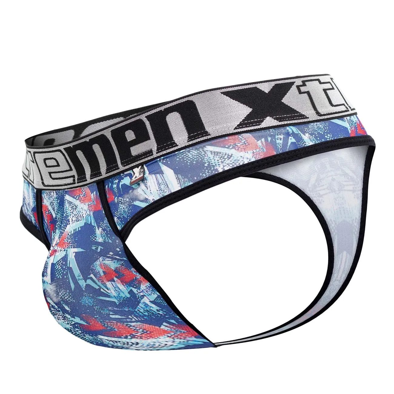 Clothing_Xtremen_Unterwäsche Xtremen 91131 Bedruckte Tangas Farbe Royal