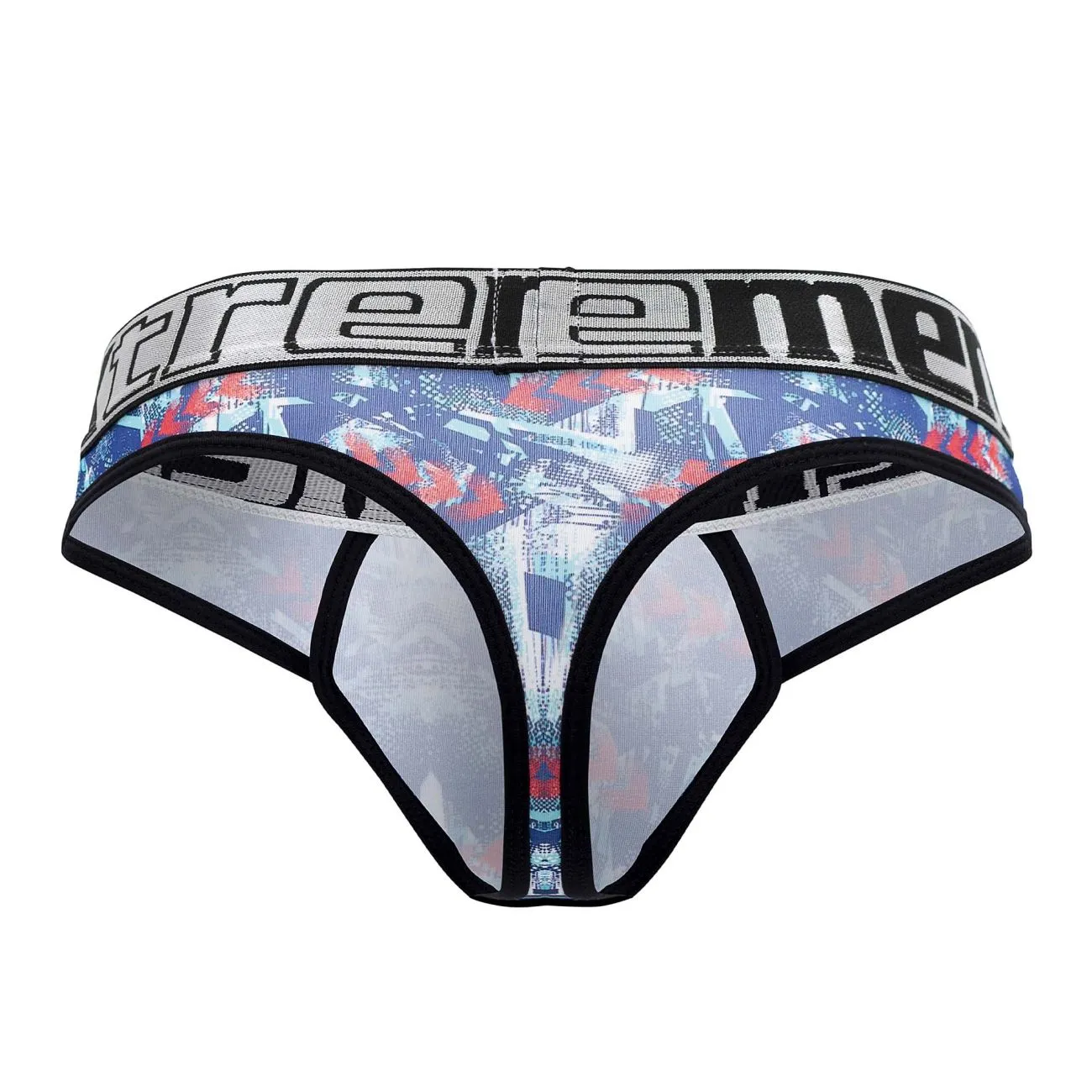 Clothing_Xtremen_Unterwäsche Xtremen 91131 Bedruckte Tangas Farbe Royal