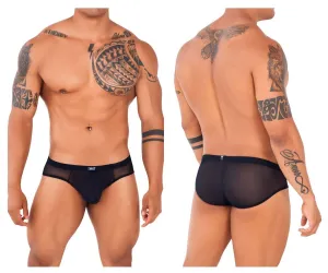 Clothing_Xtremen_Underwear Xtremen 91138 Mesh Briefs Color Black