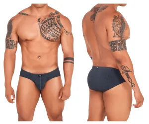 Clothing_Xtremen_Underwear Xtremen 91142 Ultra-soft Briefs Color Gray Cross