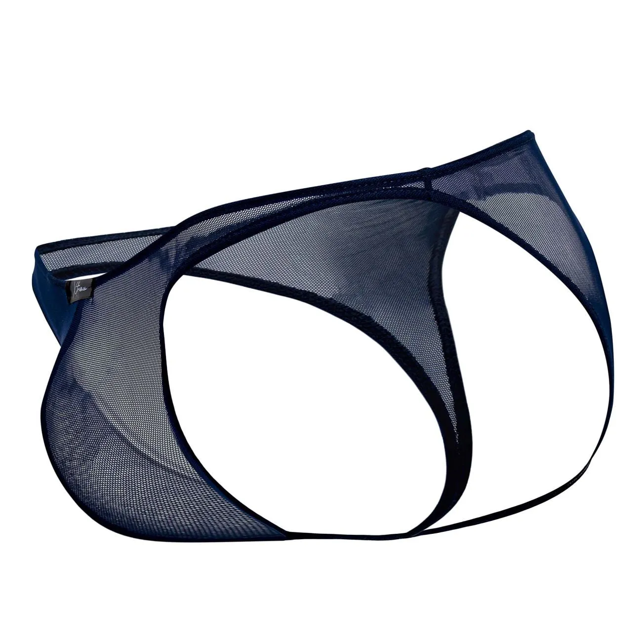 Clothing_Xtremen_Unterwäsche Xtremen 91153 Tüll-Mesh-Jockstrap Farbe Marineblau
