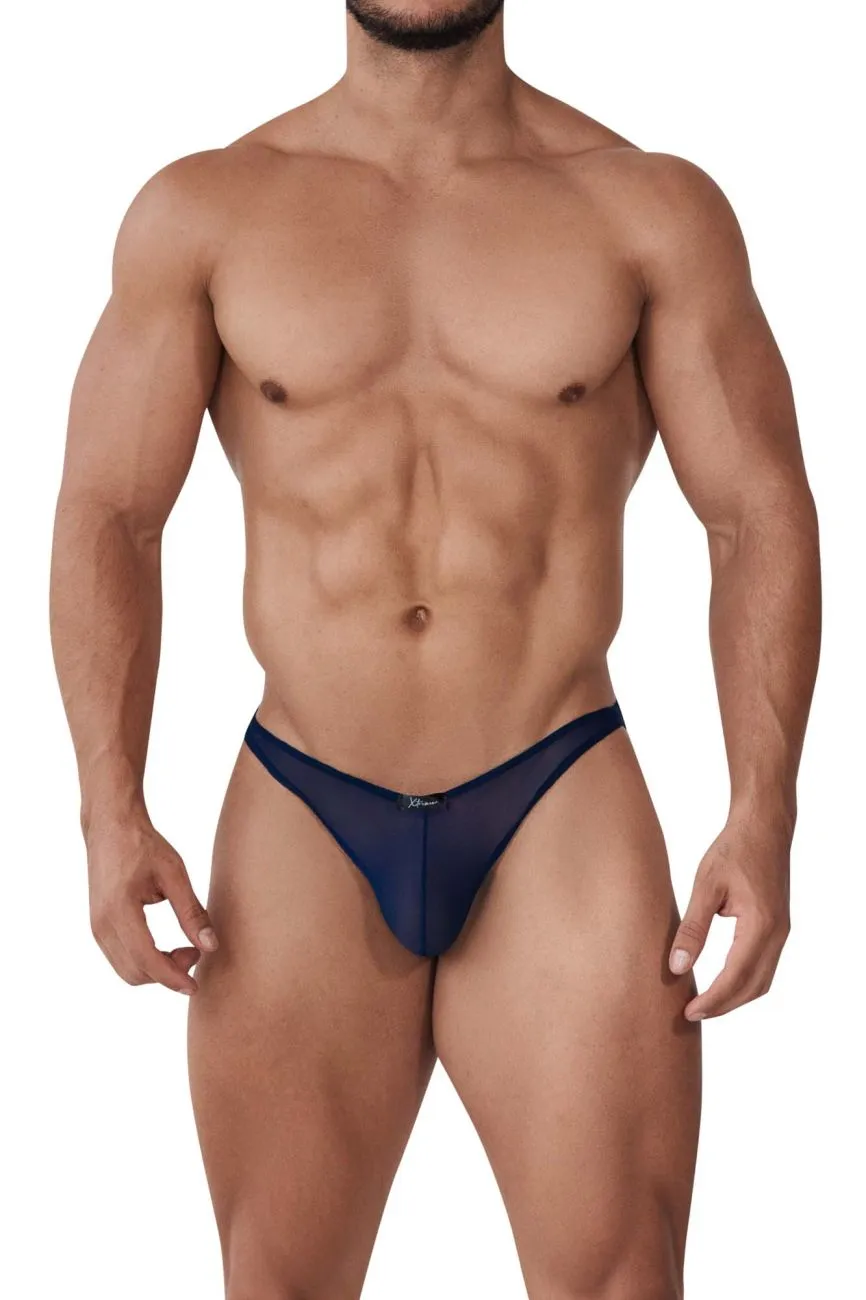 Clothing_Xtremen_Unterwäsche Xtremen 91153 Tüll-Mesh-Jockstrap Farbe Marineblau