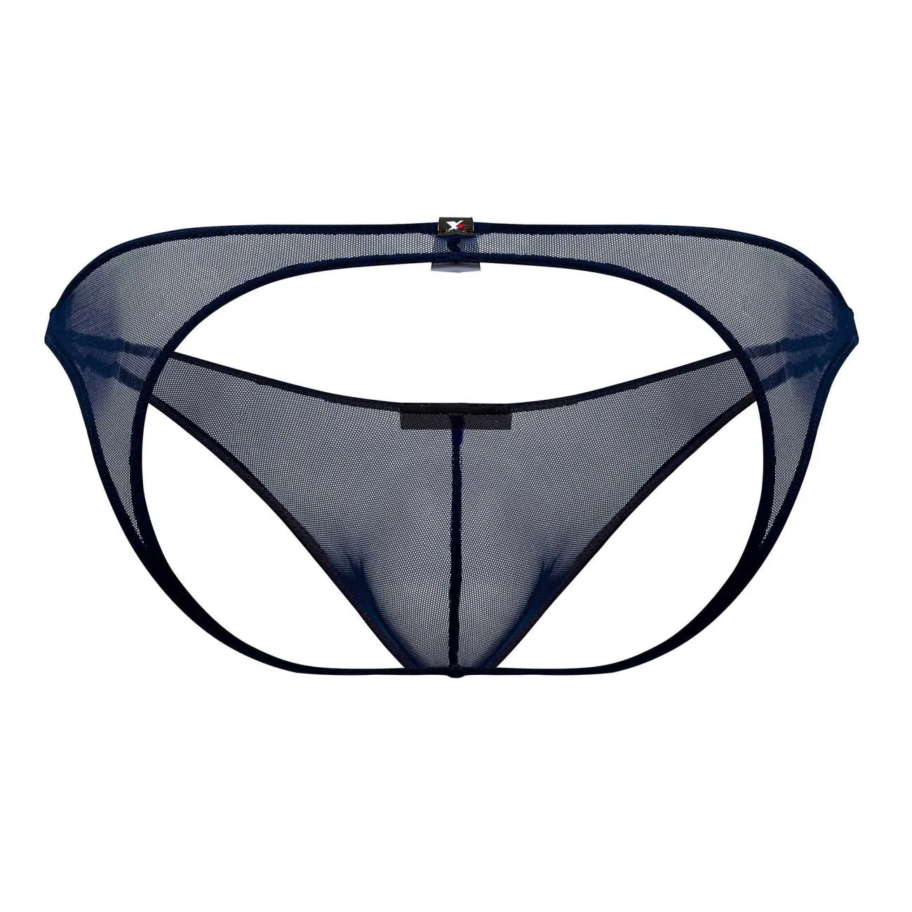 Clothing_Xtremen_Unterwäsche Xtremen 91153 Tüll-Mesh-Jockstrap Farbe Marineblau