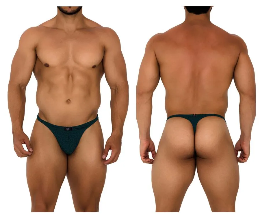 Clothing_Xtremen_Unterwäsche Xtremen 91185 Mesh Tangas Farbe Grün
