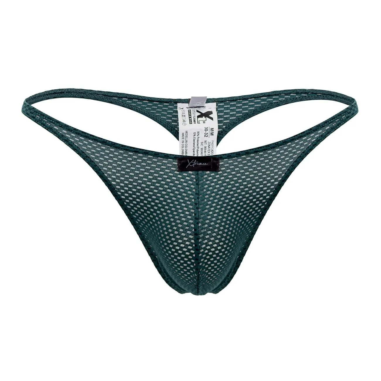 Clothing_Xtremen_Unterwäsche Xtremen 91185 Mesh Tangas Farbe Grün