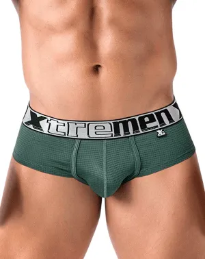 Clothing_Xtremen_Underwear Xtremen 91221 Microfiber Briefs Green