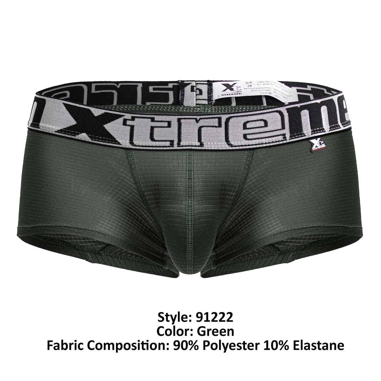 Clothing_Xtremen_Unterwäsche Xtremen 91222 Mikrofaser-Slipfarbe Grün