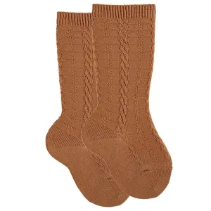 Cóndor Kneehigh Socks Cinnamon C Ndor