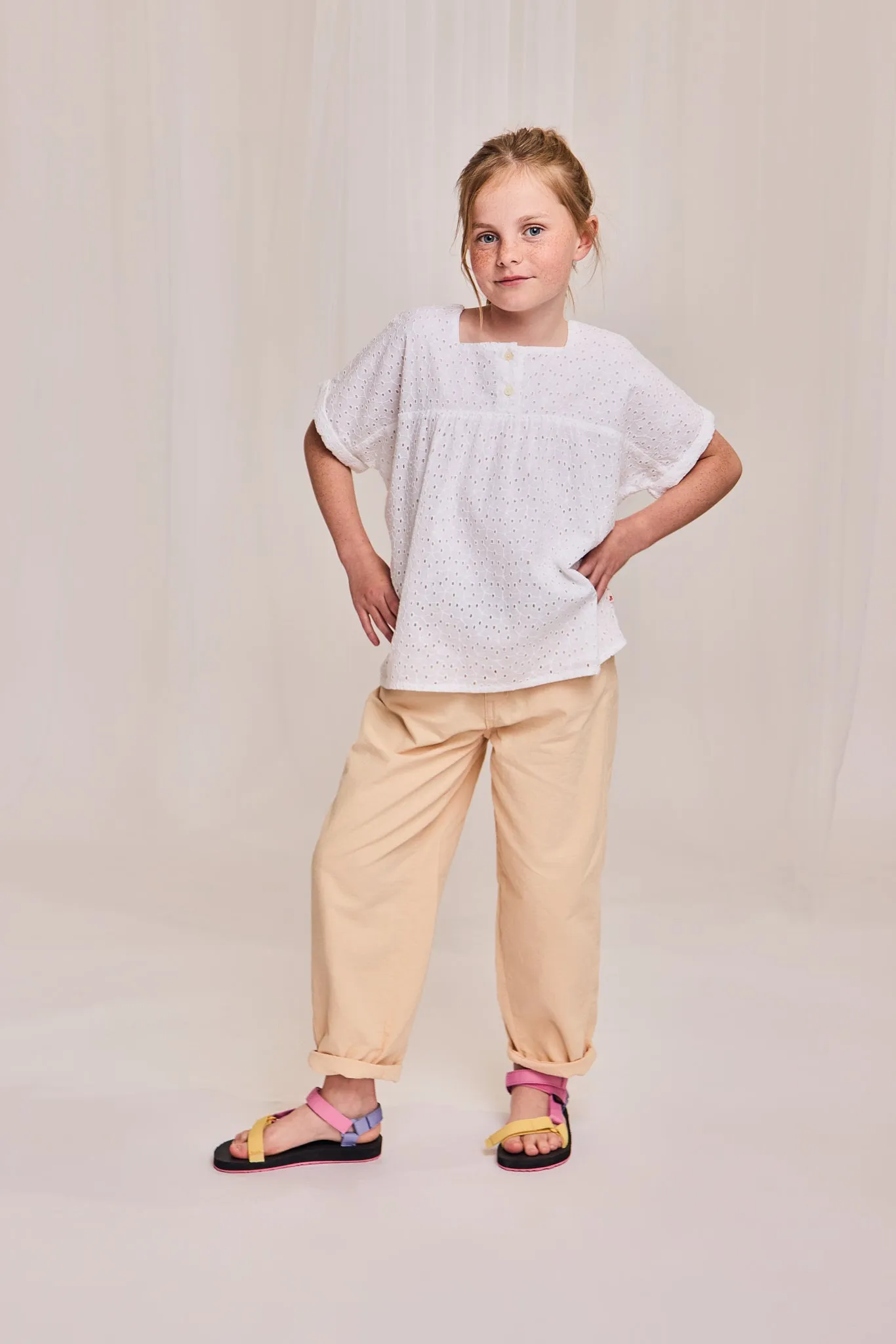 Coco Rippstop-Hose 000116 - Creme Ao76 Kleidung Jungen Mädchen
