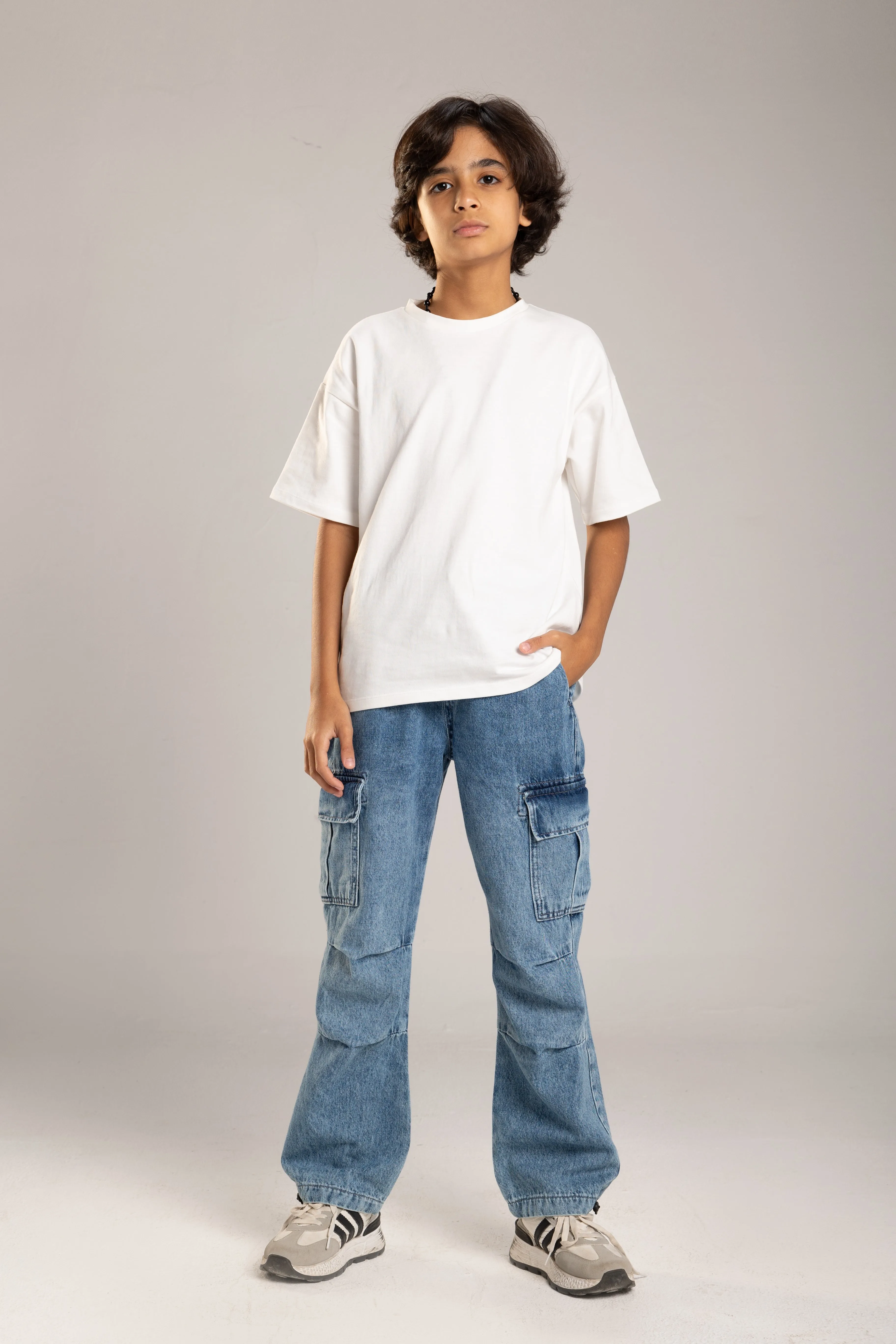 Bequeme Cargo-Jeans