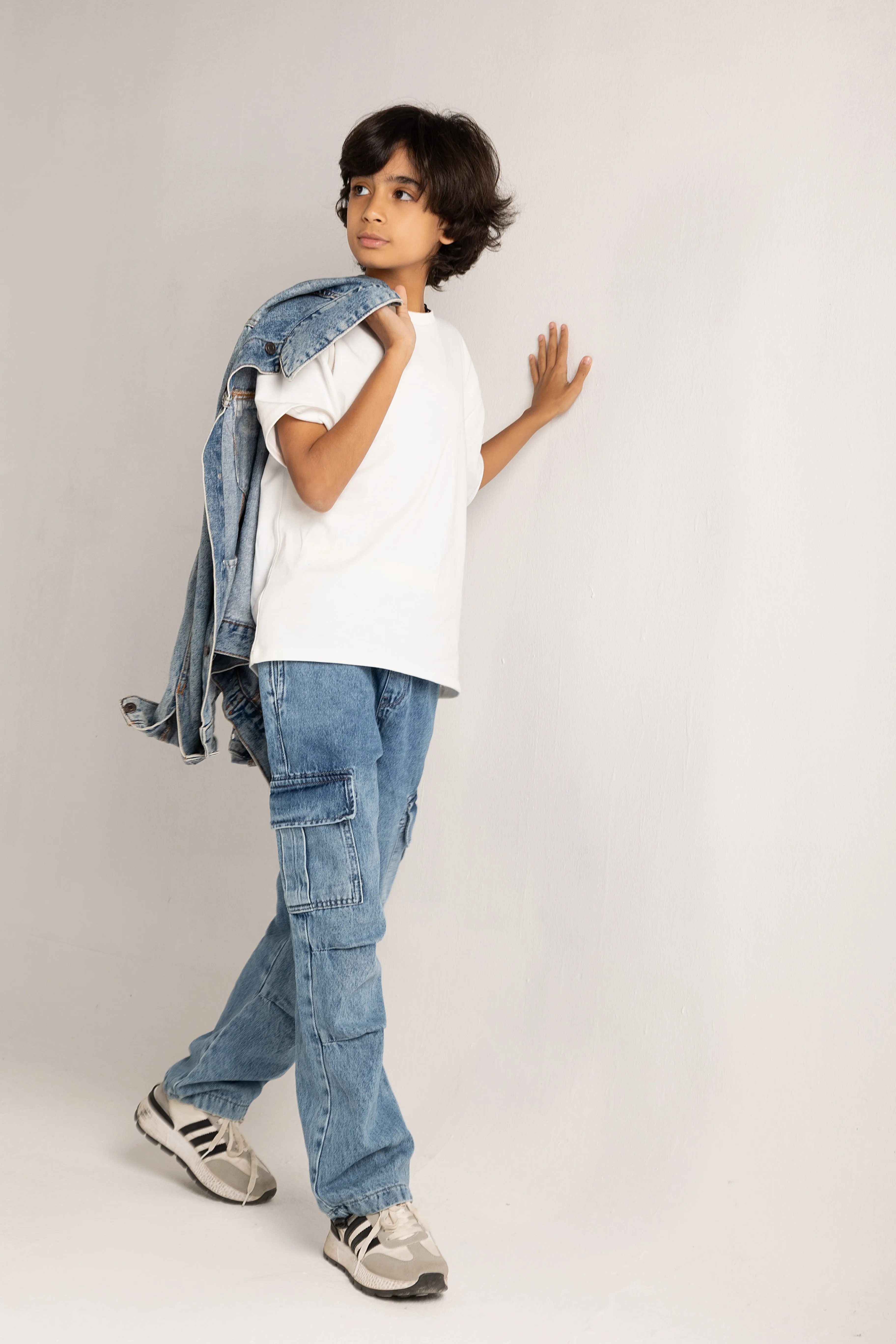 Bequeme Cargo-Jeans