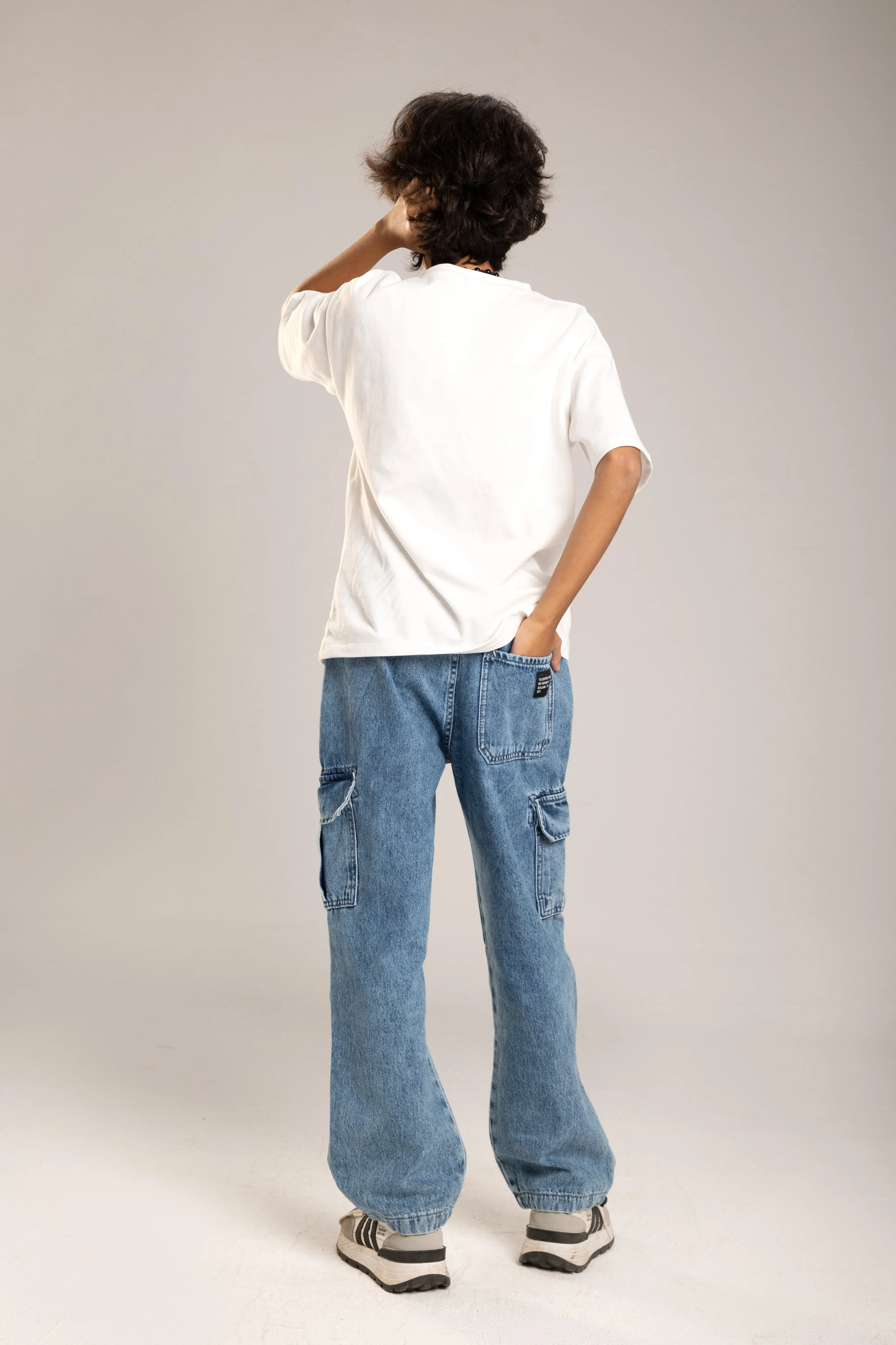 Bequeme Cargo-Jeans