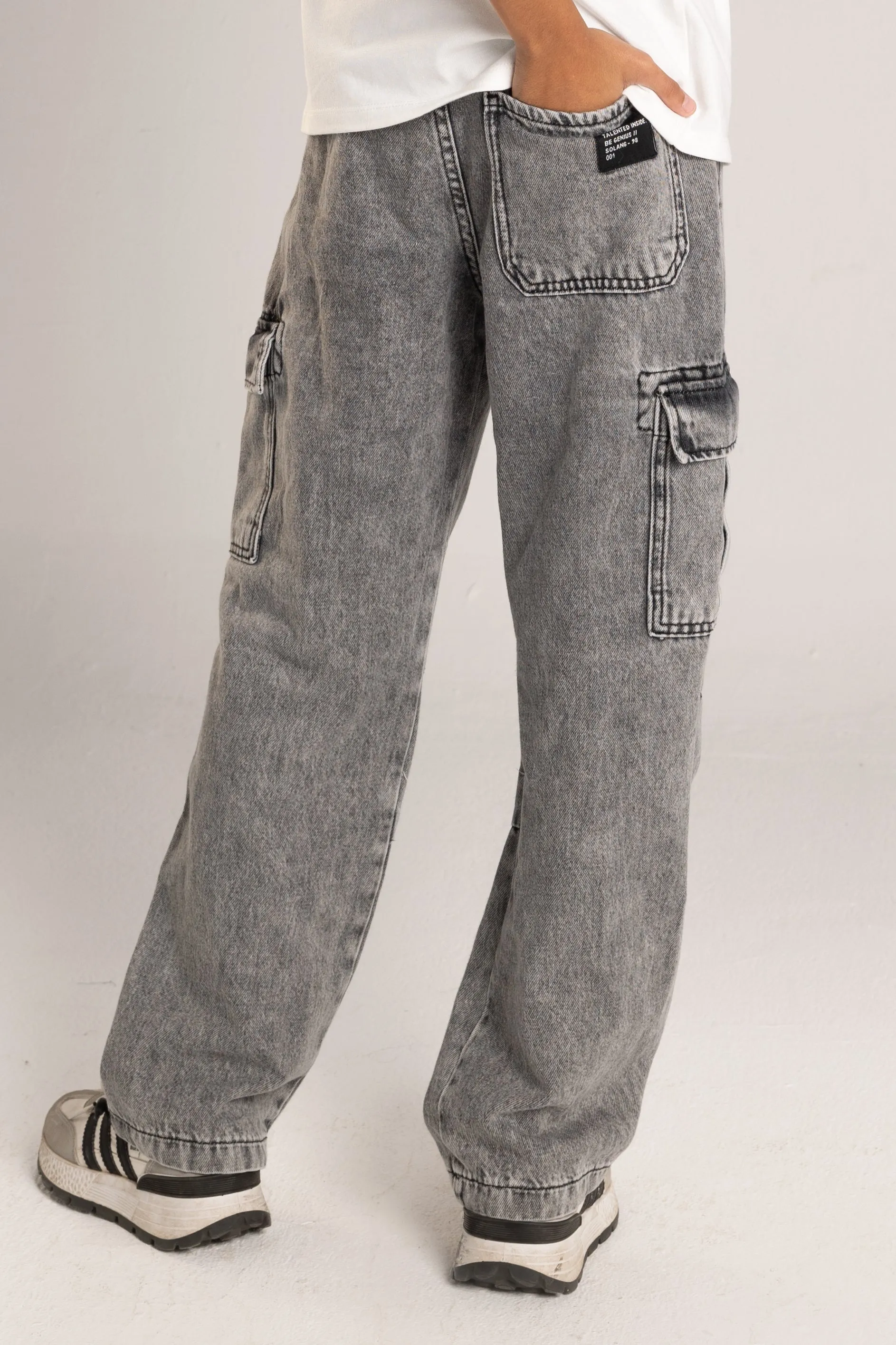 Bequeme Cargo-Jeans