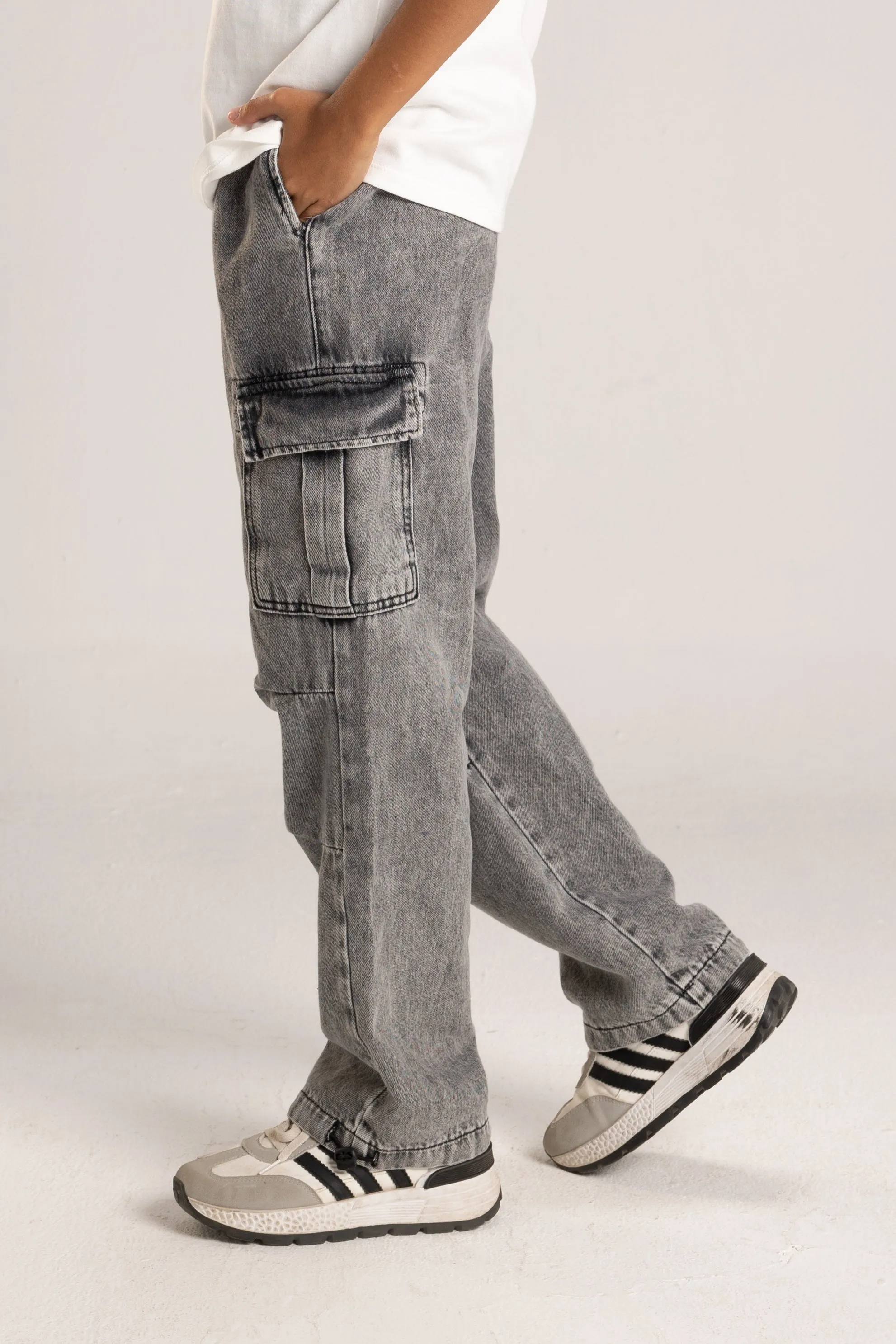 Bequeme Cargo-Jeans