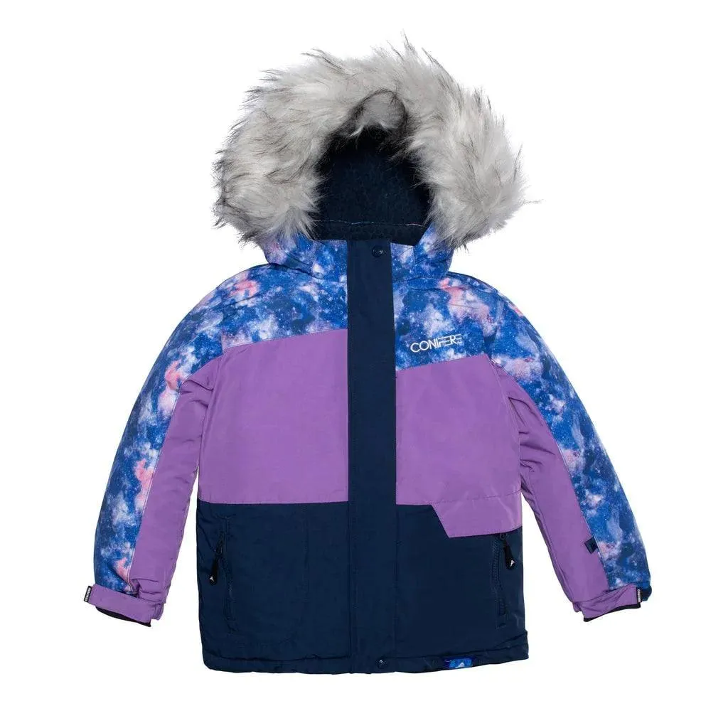 Conifere Billow Charm Mädchen Schneeanzug-Set - Marine Babykids Conifere