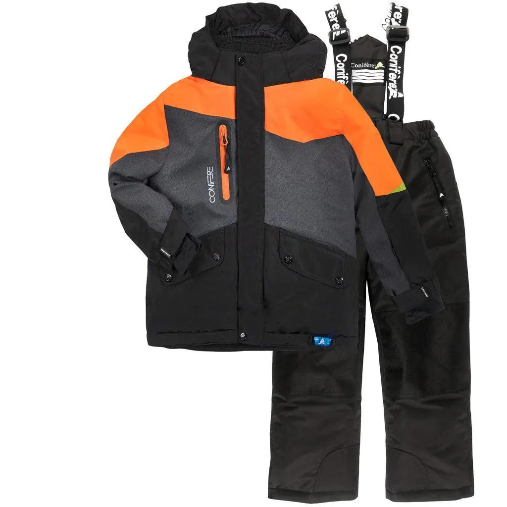 Conifere Jungen Drill Schneeanzug Set - Orange Babykids Conifere