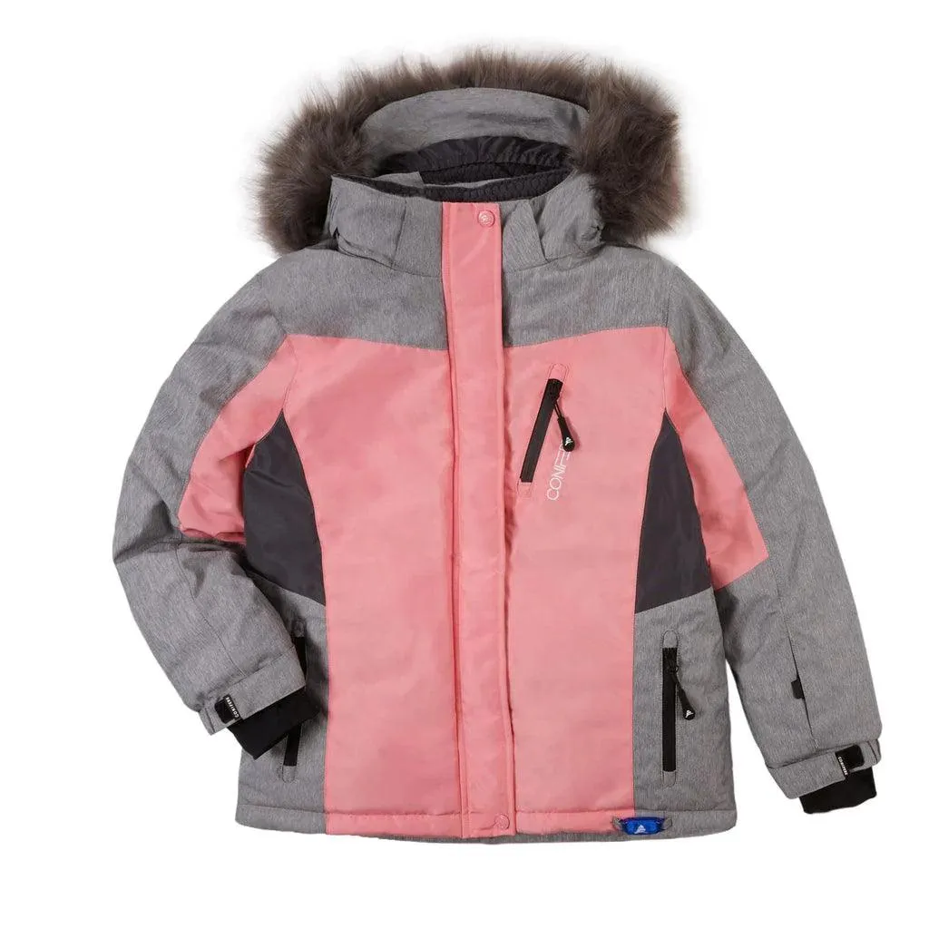 Conifere Flossy Bloom Mädchen Schneeanzug Set - Grau - (Größen 4, 6 & 6x) Babykids Conifere