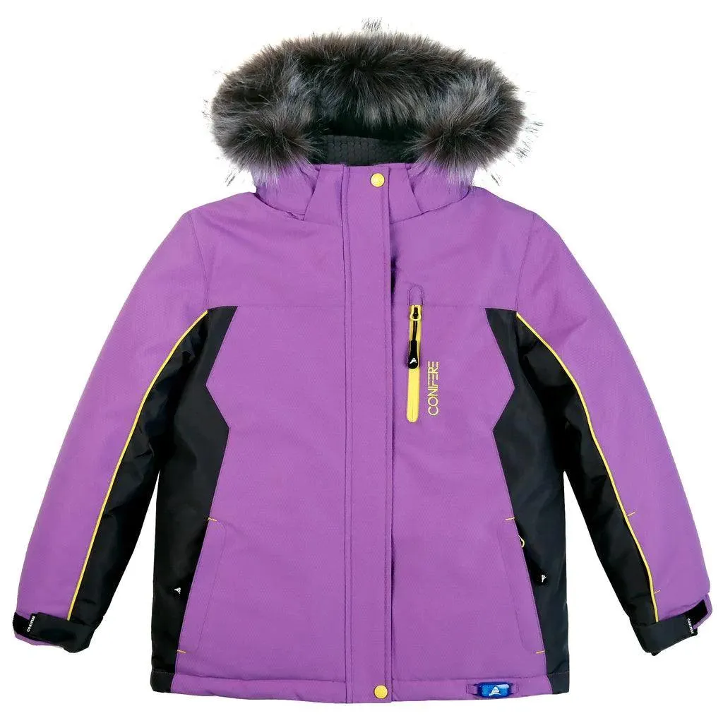 Conifere Mädchen Lila Ästhetik Schneeanzug Set Babykids Conifere
