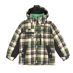 Conifere Green Check Boys 3-in-1 Jacket Babykids Conifere