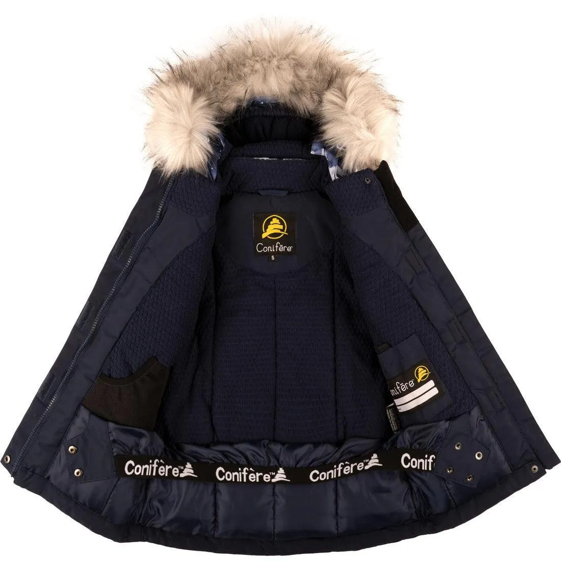 Conifere ROSA - Schneeanzug für Mädchen - Lila (Größe 10) Babykids Conifere