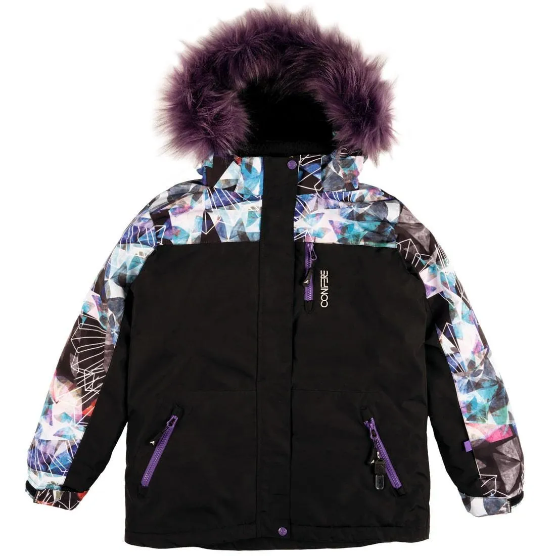 Conifere TAKLA - Mädchen Kaleidoskop Schneeanzug - (Größen 7 & 10) Babykids Conifere