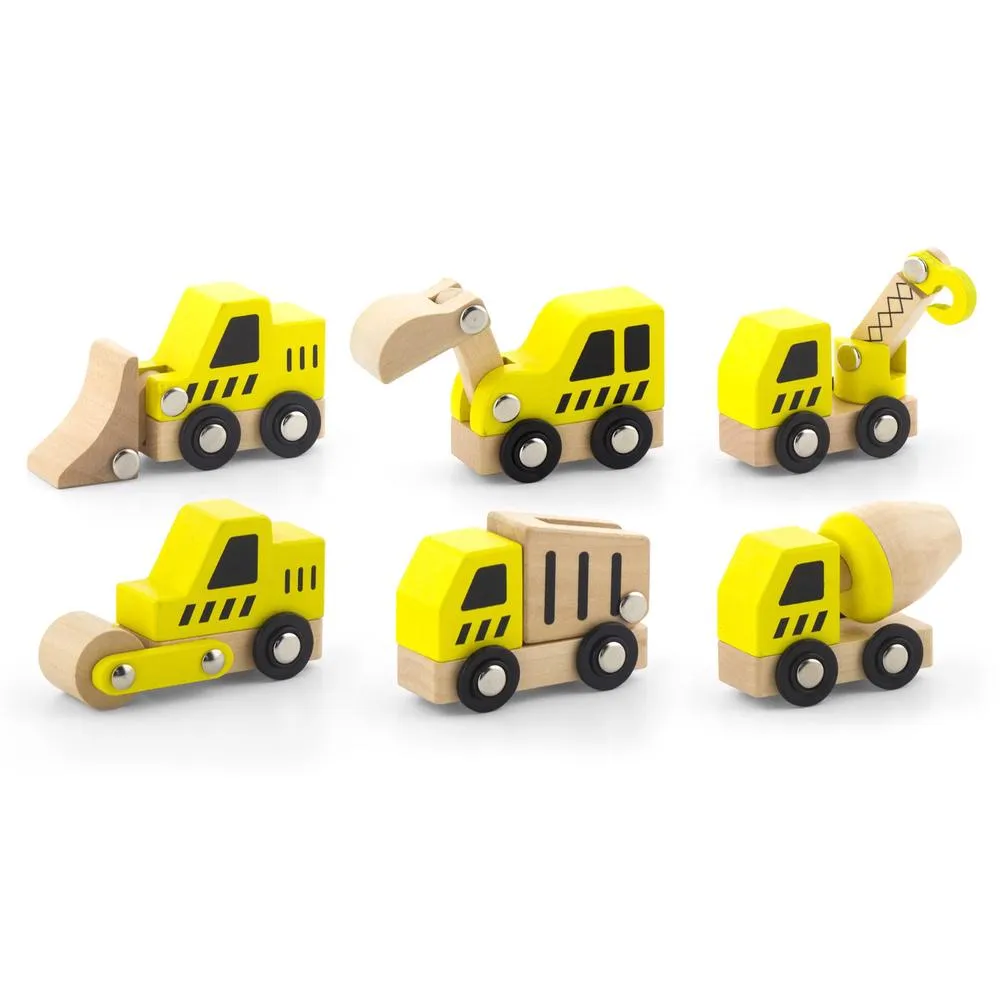 Bauwagen-Set aus Holz Viga