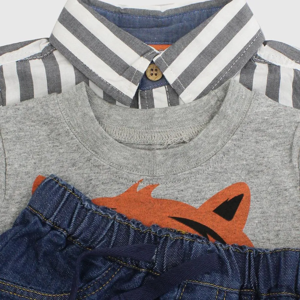 Cool Tiger 3-teiliges Outfit-Set