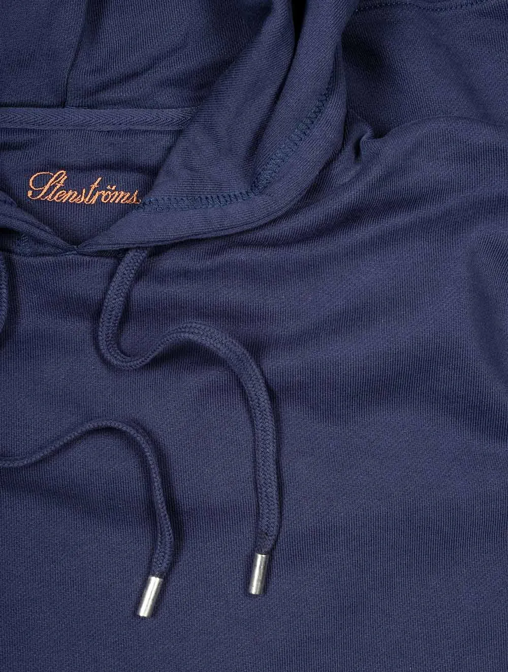 Baumwollkapuzenpullover Marineblau
