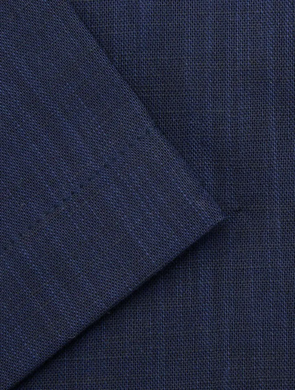 Baumwoll-Kurzarm-Hemd Casual Navy