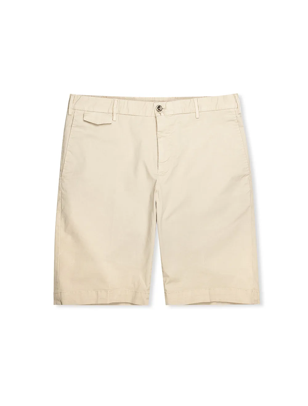 Baumwoll-Shorts Beige