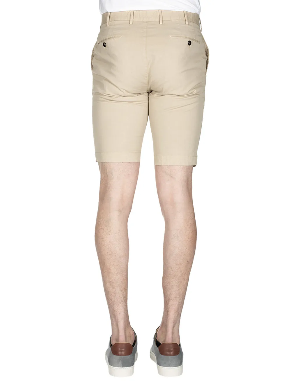 Baumwoll-Shorts Beige