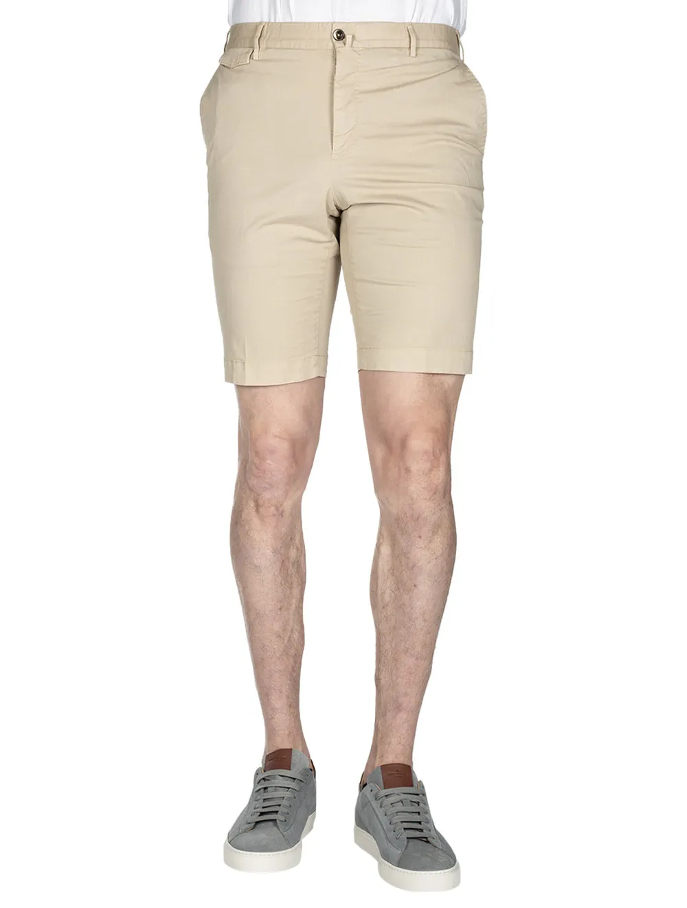 Baumwoll-Shorts Beige