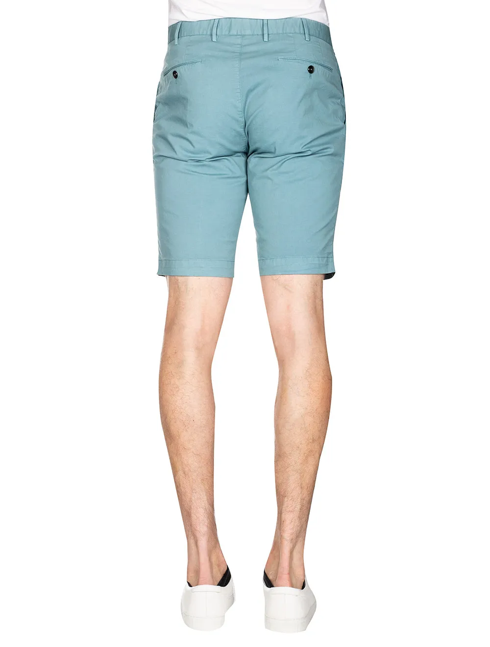 Baumwoll-Shorts Entenei Grün