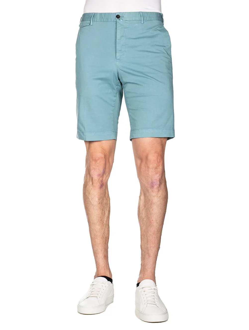 Baumwoll-Shorts Entenei Grün
