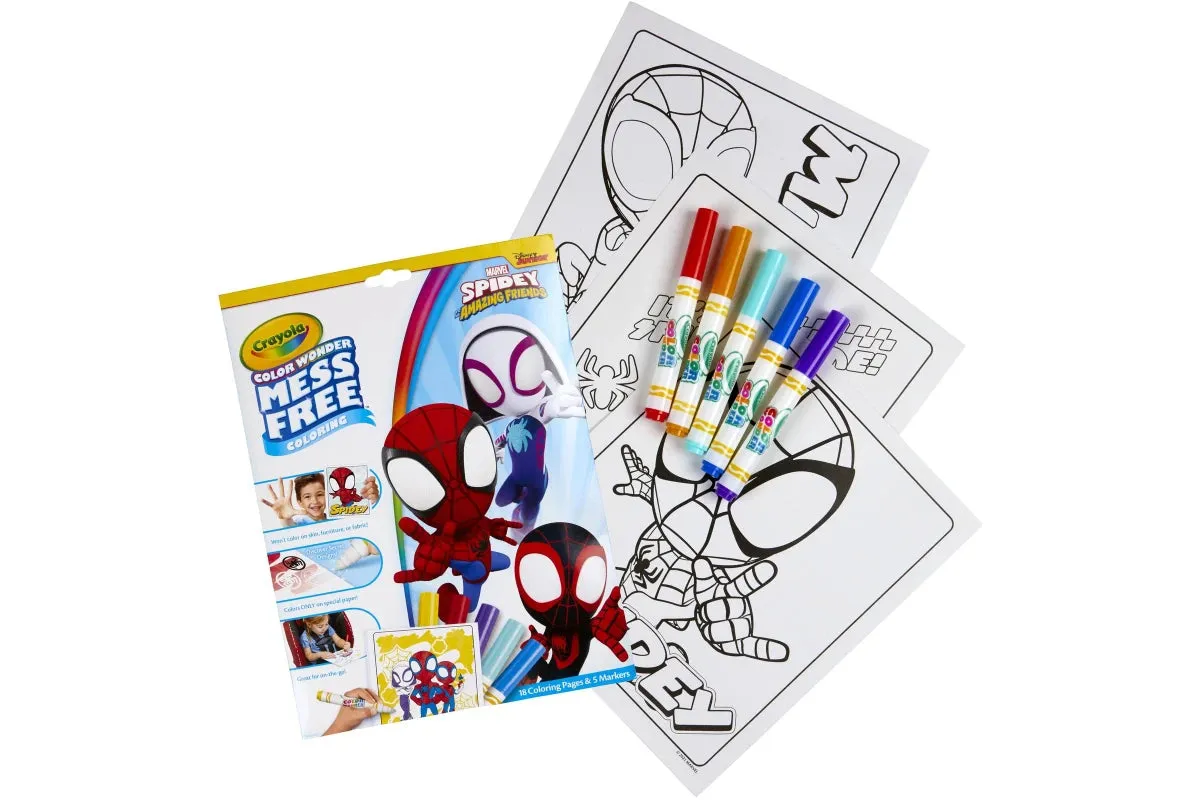 Crayola Malen ohne Kleckern - Spidey und seine tollen Freunde