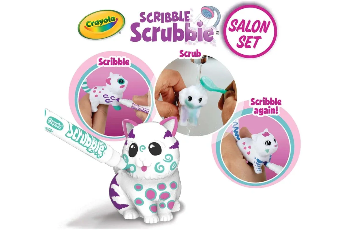 Crayola Scribble Scrubbie Salon Set