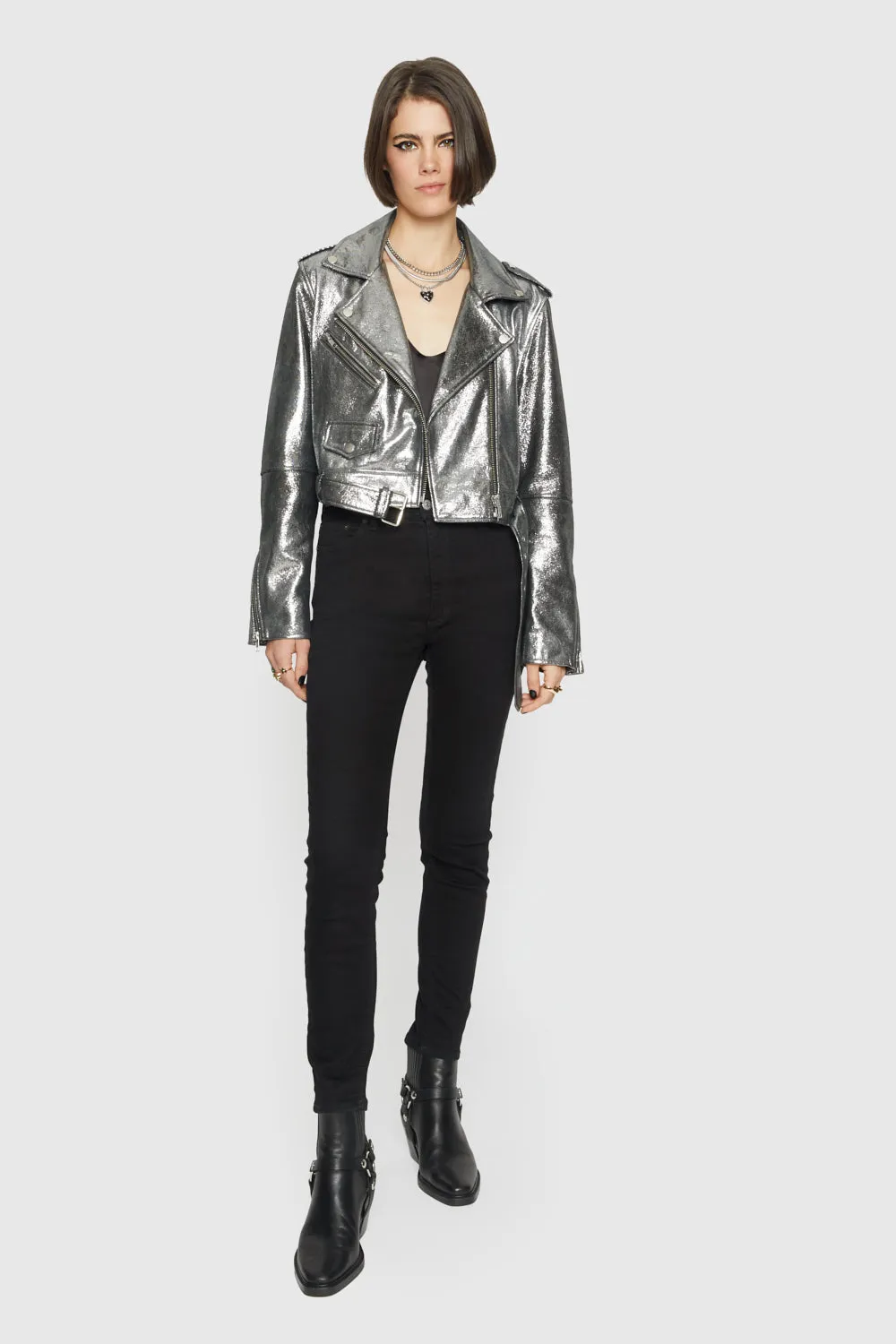 Cropped Jett Moto Jacke