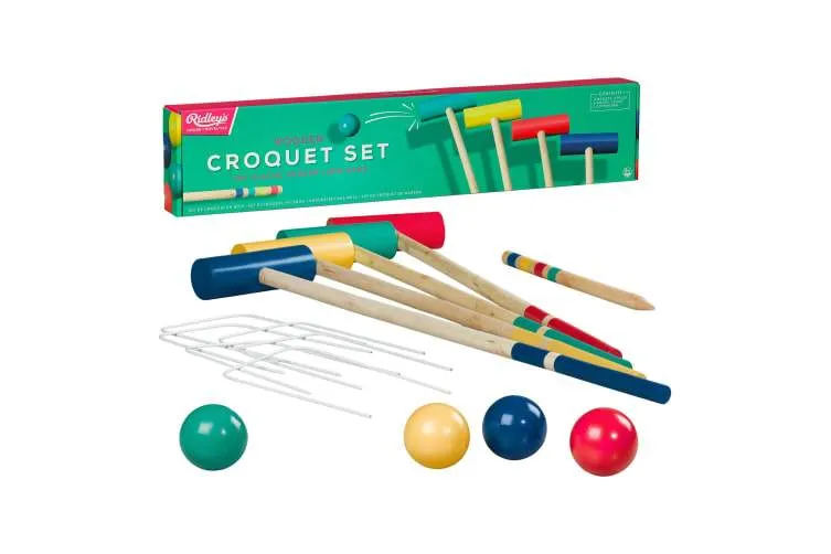 Holz-Krocket-Set