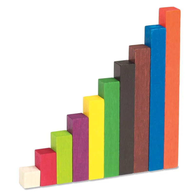Cuisenaire Lernstäbchen - 308 Teile