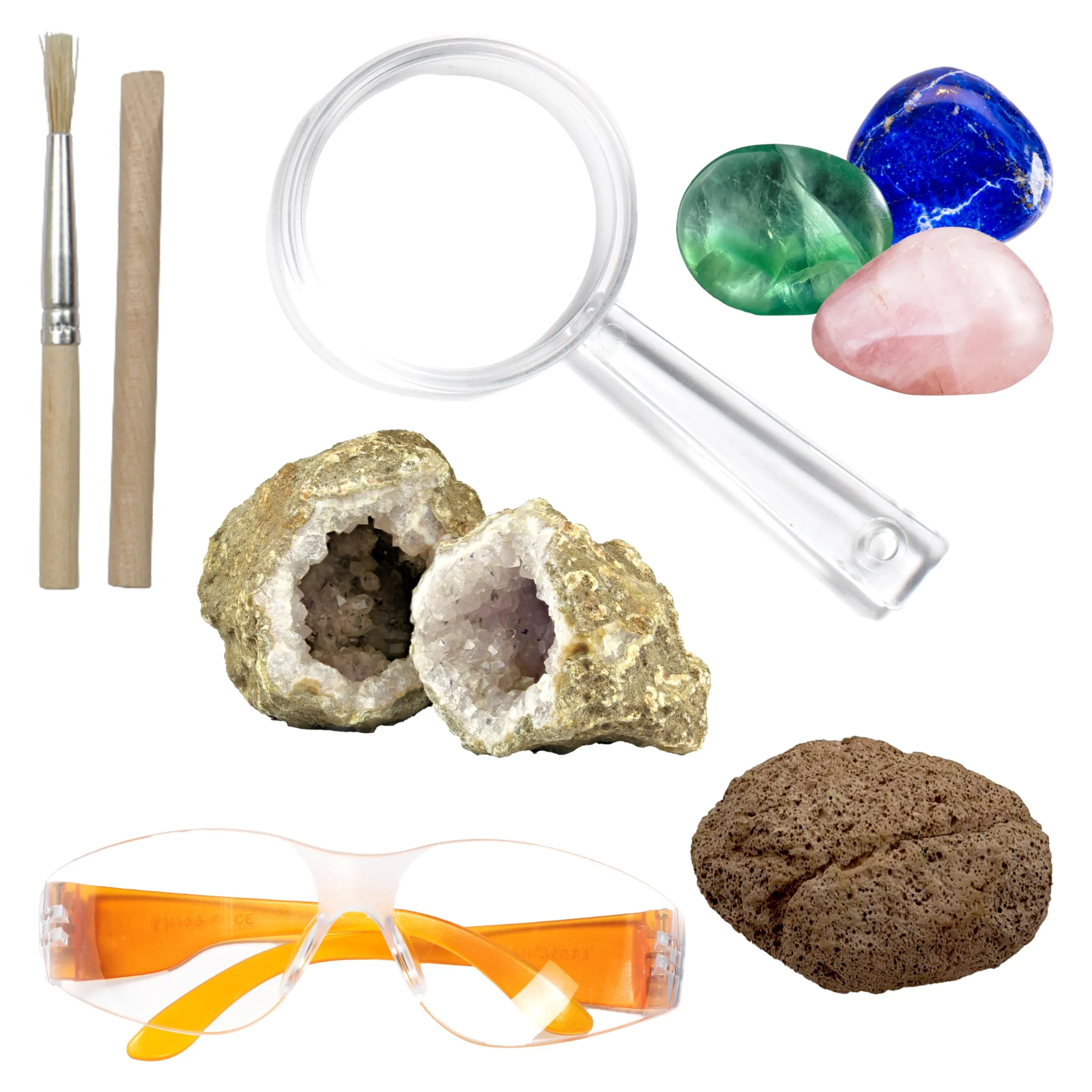 Neugieriges Universum Graben und Zertrümmern Geoden-Set