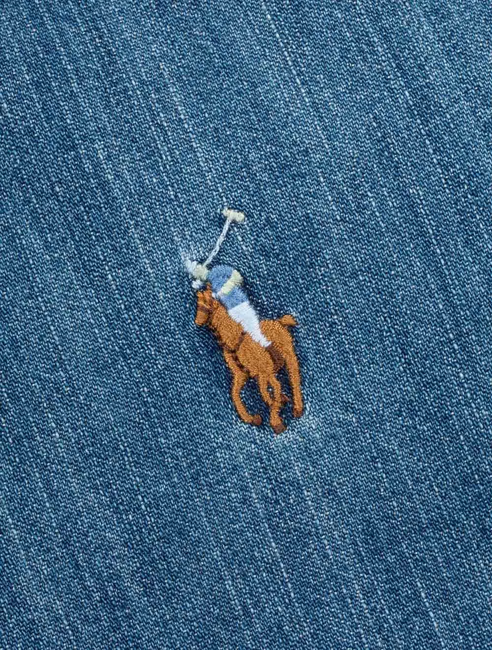 Maßgeschneidertes Denim-Hemd Denim