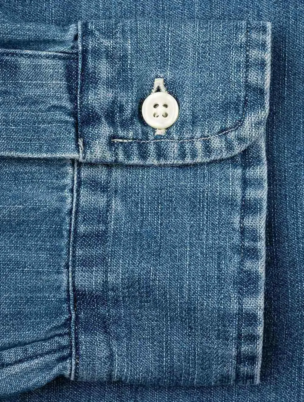 Maßgeschneidertes Denim-Hemd Denim