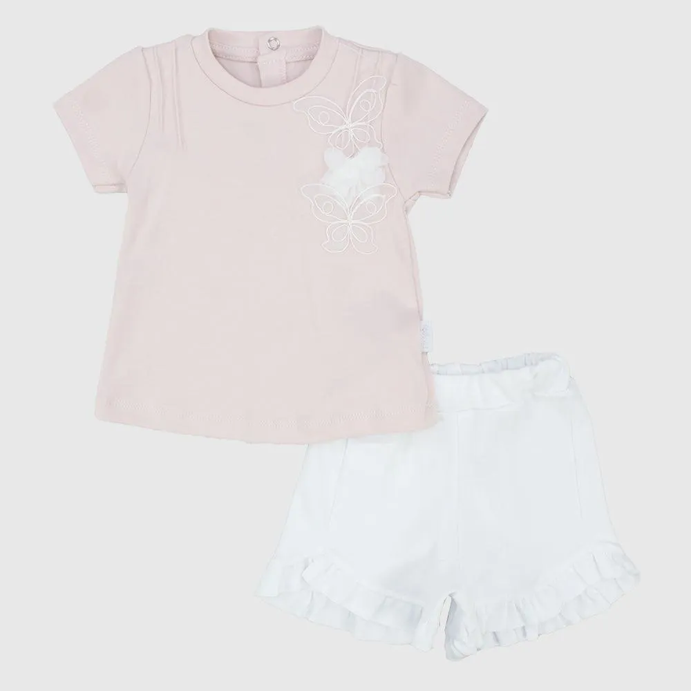 Niedliches Schmetterlings-2-teiliges Outfit-Set