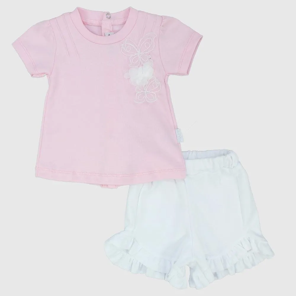 Niedliches Schmetterlings-2-teiliges Outfit-Set